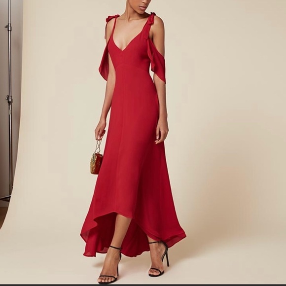 Reformation Dresses & Skirts - REFORMATION - Bennett dress in Pointsetta, 4